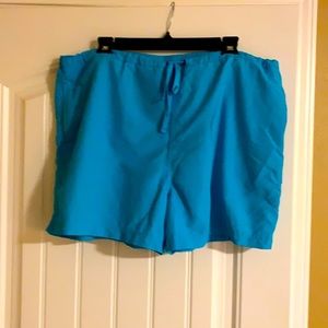 Aqua blue LL Bean swim shorts size XL